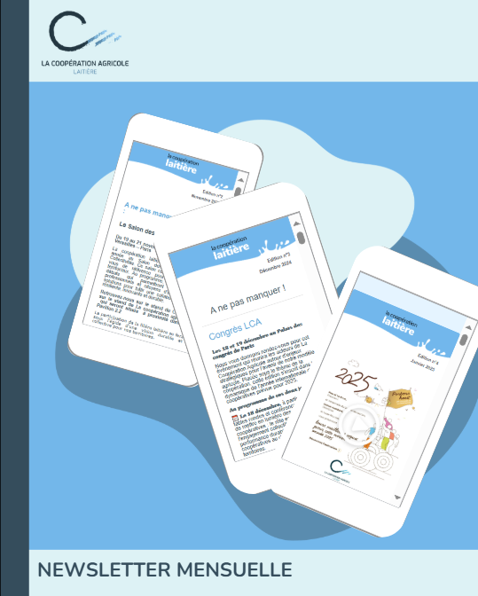 La newsletter de La Coopération Agricole Laitière : votre source incontournable d’informations !